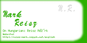 mark reisz business card